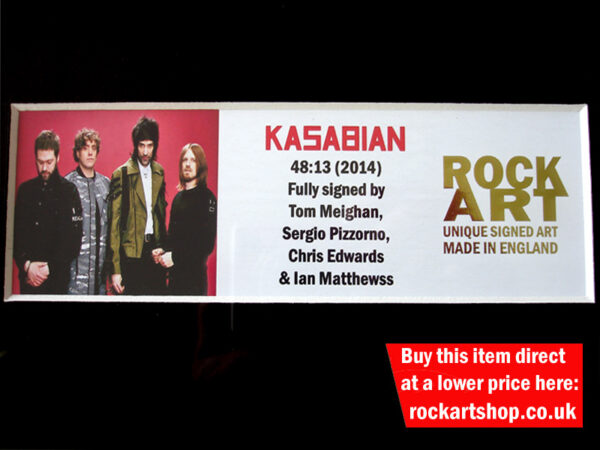 KASABIAN SIGNED MUSIC MEMORABILIA