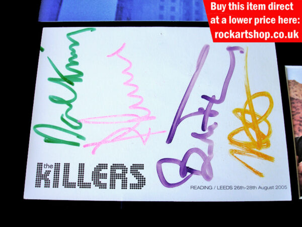 KILLERS HOT FUSS FULLY SIGNED