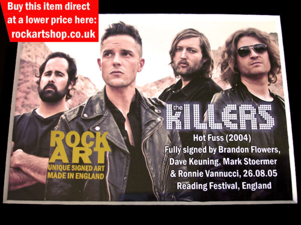 ROCK ART SIGNED MUSIC MEMORABILIA