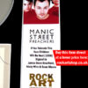 MANIC STREET PREACHERS SIGNED MUSIC MEMORABILIA