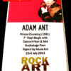 ADAM & THE ANTS SIGNED MUSIC MEMORABILIA