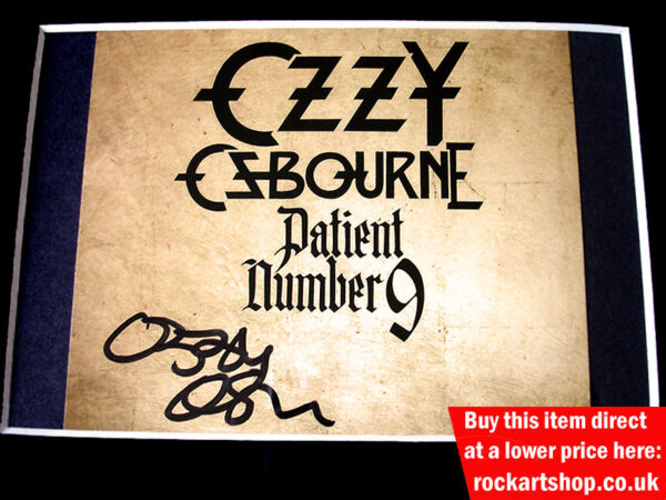 BLACK SABBATH AUTOGRAPHED