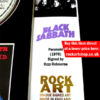 BLACK SABBATH AUTOGRAPHED MUSIC MEMORABILIA