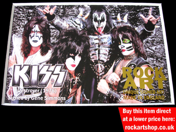 KISS Signed Music Memorabilia