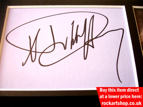 BLONDIE DEBBIE HARRY AUTOGRAPH