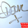 BLUR DAVE ROWNTREE AUTOGRAPH