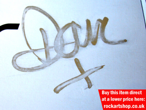 BLUR DAVE ROWNTREE AUTOGRAPH