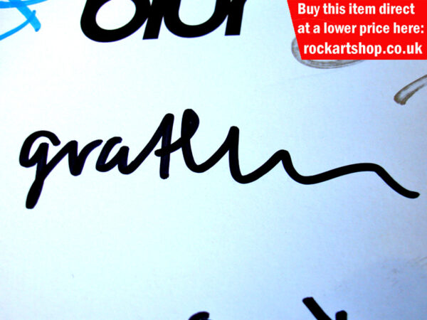 BLUR GRAHAM COXON AUTOGRAPH