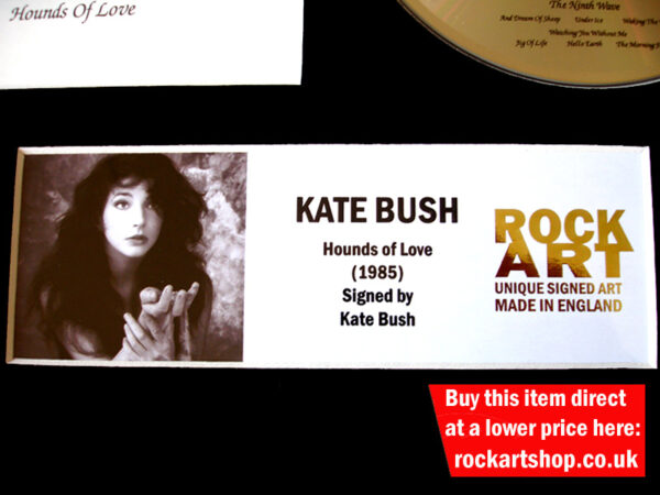 KATE BUSH AUTOGRAPHED MUSIC MEMORABILIA