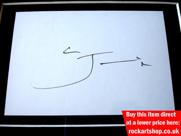 JARVIS COCKER SIGNED MUSIC MEMORABILIA