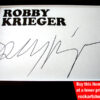 THE DOORS ROBBY KRIEGER AUTOGRAPHED