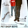 PET SHOP BOYS SIGNED EMI PARLOPHONE PUBLICITY PHOTO