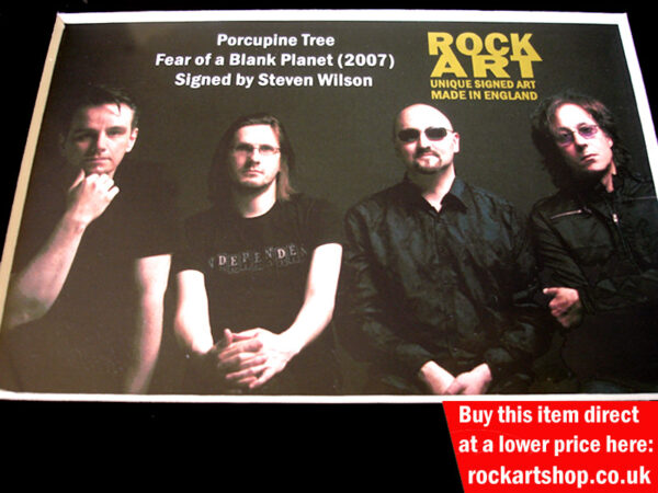 PORCUPINE TREE AUTOGRAPHED MUSIC MEMORABILIA