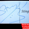 THE POLICE STING AUTOGRAPH