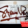 Suzanne Vega Signed Ticket 16.06.10 Cadogan Hall