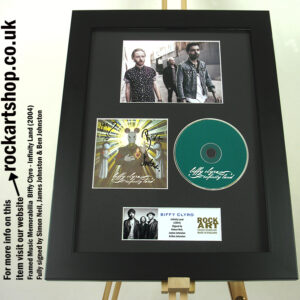 BIFFY CLYRO INFINITY LAND SIGNED SIMON NEIL +JAMES +BEN JOHNSTON