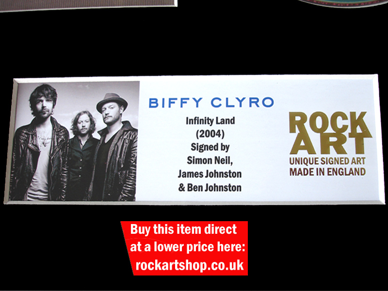 BIFFY CLYRO SIGNED MUSIC MEMORABILIA