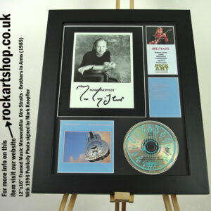 DIRE STRAITS BROTHERS IN ARMS AUTOGRAPHED MARK KNOPFLER