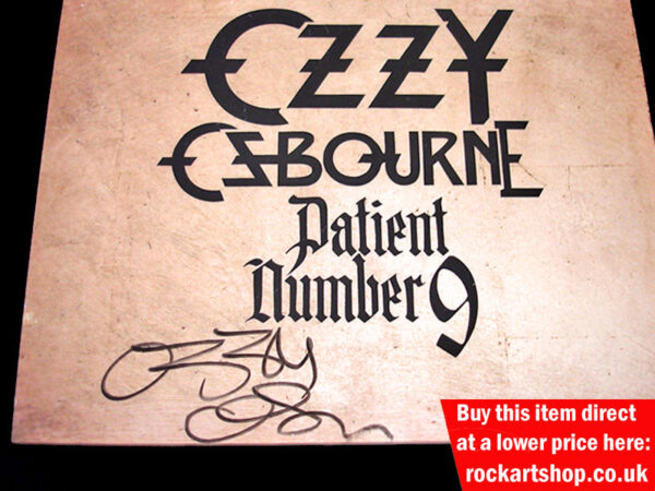 AUTOGRAPHED OZZY OSBOURNE