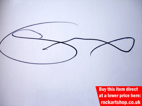Ian Mosley Autograph