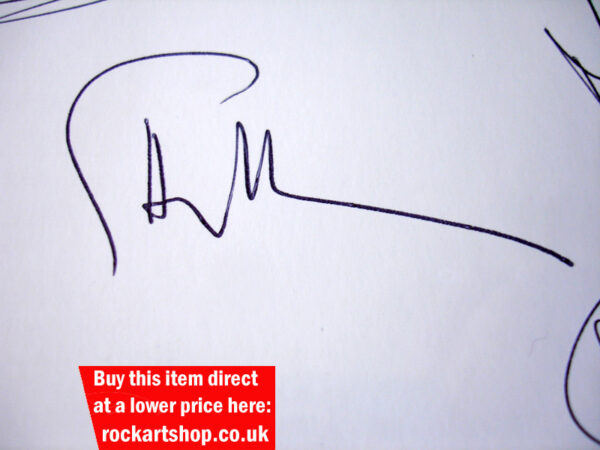 Steve Hogarth Autograph