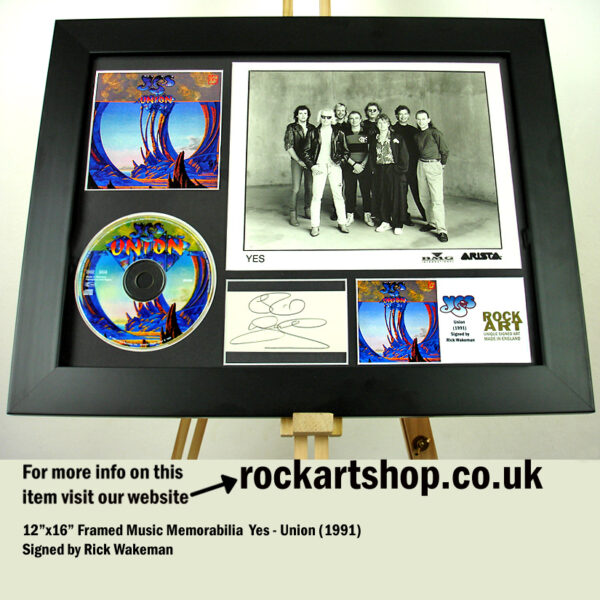 RICK WAKEMAN AUTOGRAPHED UNION YES SIGNED MUSIC MEMORABILIA