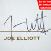 Joe Elliott Autograph