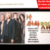 DEF LEPPARD SIGNED MUSIC MEMORABILIA