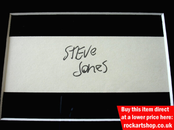 Steve Jones Autograph