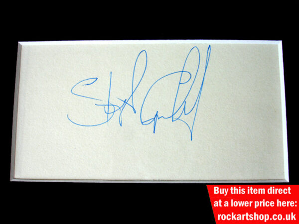 Stewart Copeland Autograph