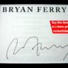 Bryan Ferry Autograph