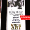 ROXY MUSIC SIGNED MUSIC MEMORABILIA