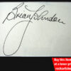 AC/DC BRIAN JOHNSON SIGNATURE