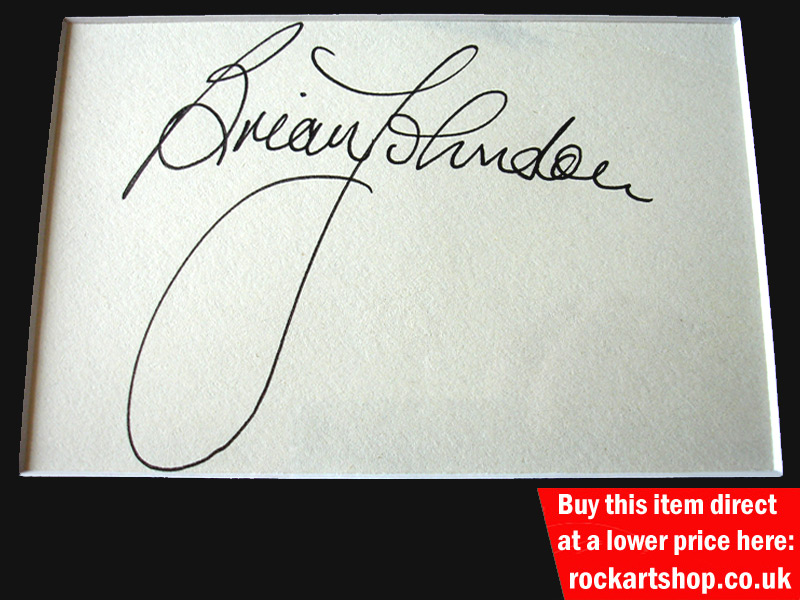 AC/DC BRIAN JOHNSON SIGNATURE
