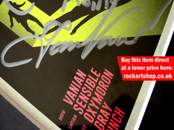 DAVE VANIAN AUTOGRAPH