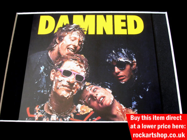 THE DAMNED SIGNED DEBUT ALBUM