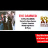 THE DAMNED SIGNED MUSIC MEMORABILIA