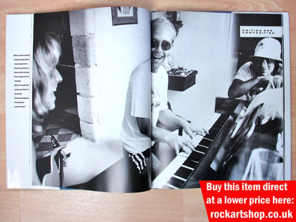 ELTON JOHN Two Rooms Book Autographed