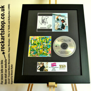 SHAUN RYDER HAPPY MONDAYS AUTOGRAPHED MUSIC MEMORABILIA