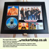 IRON MAIDEN POWERSLAVE SIGNED BRUCE +STEVE +JANICK +NICKO+ADRIAN