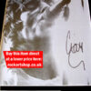 LIAM GALLAGHER AUTOGRAPHED PRINT