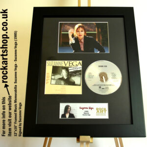 SUZANNE VEGA AUTOGRAPHED SIGNED MUSIC MEMORABILIA