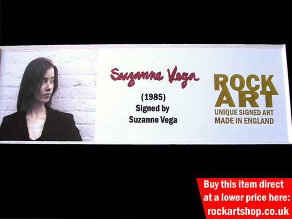 SUZANNE VEGA SIGNED MUSIC MEMORABILIA
