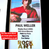 PAUL WELLER SIGNED MUSIC MEMORABILIA