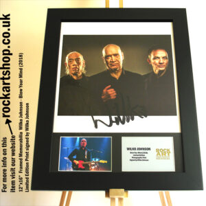 SIGNED WILKO JOHNSON BAND AUTOGRAPHED MUSIC MEMORABILIA