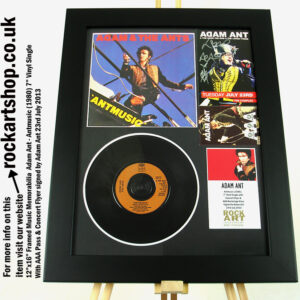 ADAM & THE ANTS AUTOGRAPHED MUSIC MEMORABILIA ANTMUSIC