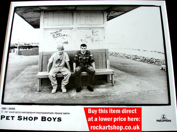 PET SHOP BOYS PARLOPHONE PUBLICITY PHOTO