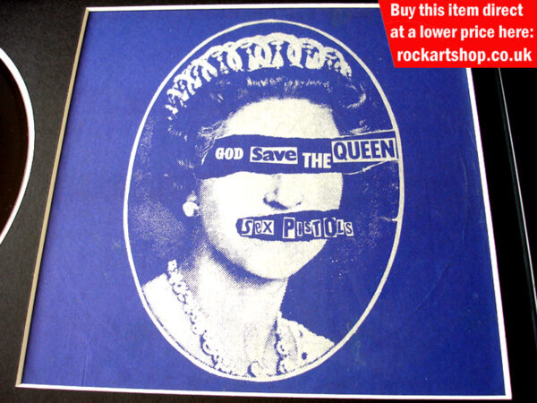 SEX PISTOLS GOD SAVE THE QUEEN SIGNED