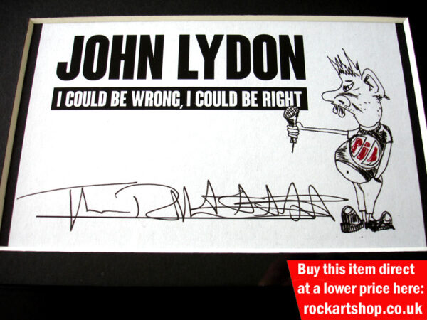 JOHNNY ROTTEN SIGNATURE