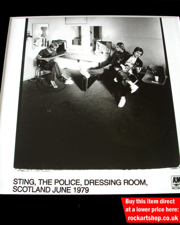 THE POLICE STING PUBLICITY PHOTO